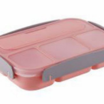 Amazon lonchera de 4 compartimentos lonchera de estudiante trabajador de oficina lonchera portátil con vajilla calefacción por microondas