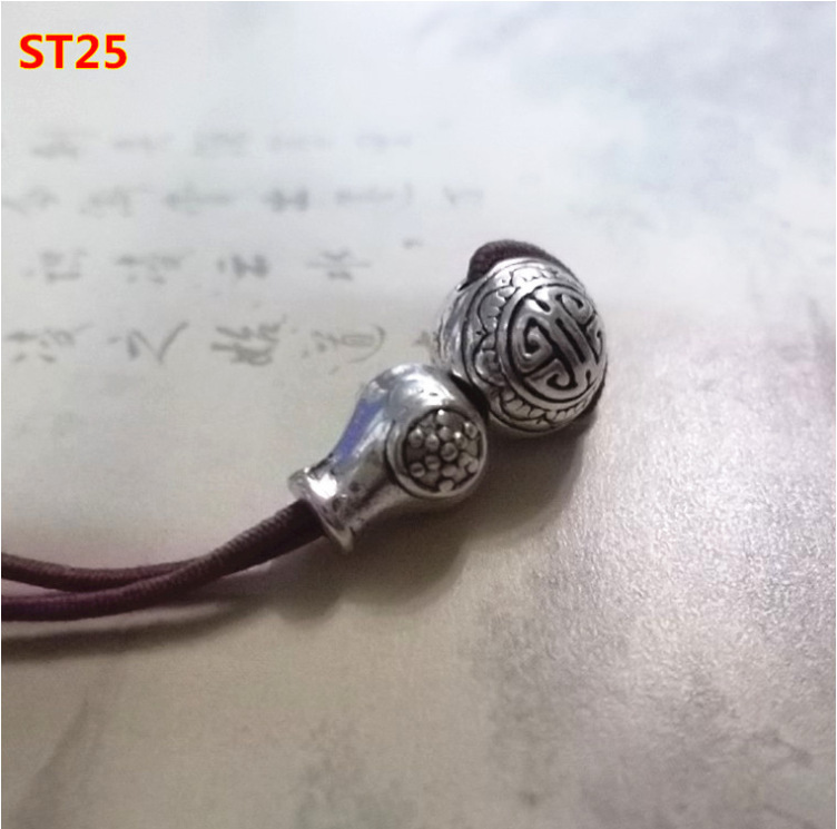 藏银葫芦佛头三通