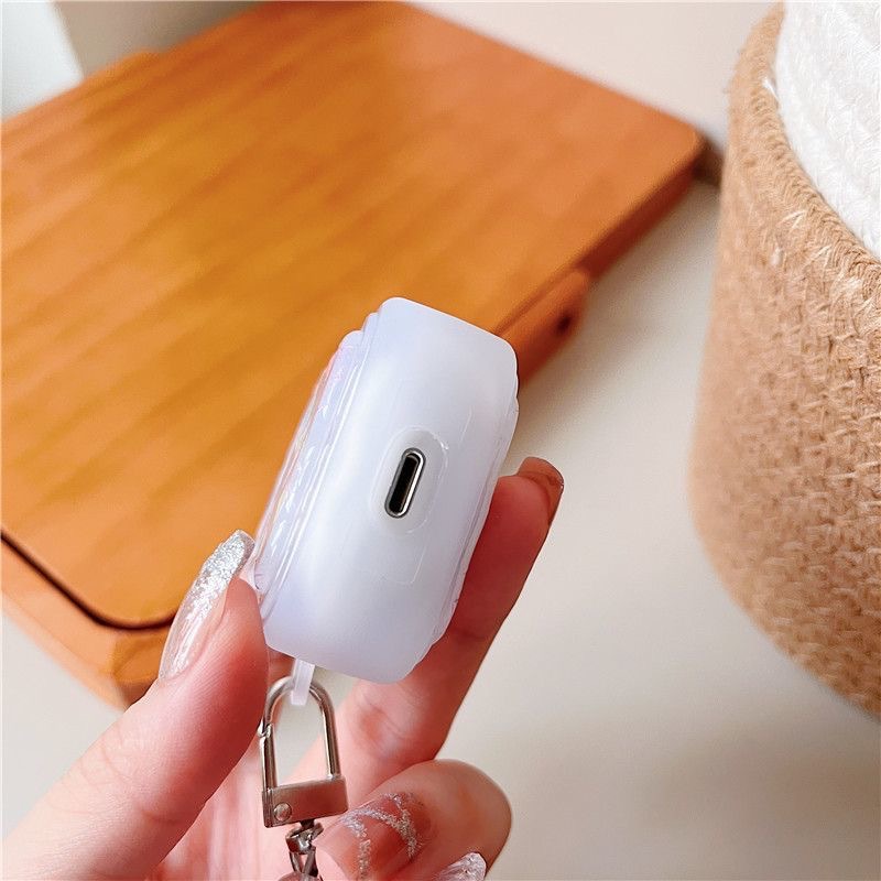 Japón y Corea del Sur mariposa de color para AirPods 4 auriculares, cadena de auriculares, Apple Pro3 caso de protección contra caídas