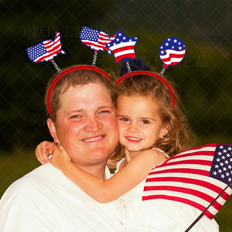 Nuevos productos Decoración del Día de la Independencia de los Estados Unidos 4 de julio Bandera Decoración del Día de la Independencia Bandera