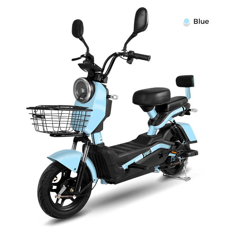 Vehículo eléctrico de dos ruedas, vehículo de batería para adultos, bicicleta eléctrica conveniente, larga duración, alta tasa de desplazamiento al por mayor