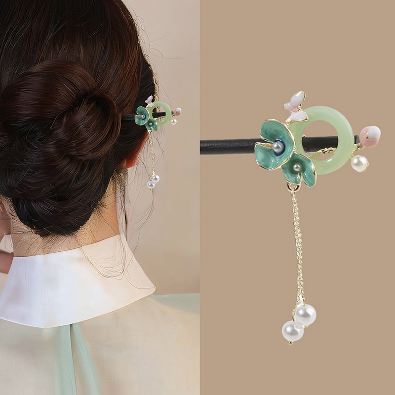 古風ヘアピンが無事にフリンジステップでヘアピンを揺らします。|undefined