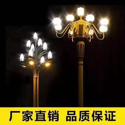 LED中华玉兰灯路小区公园景观灯别墅庭院高杆路灯源头工厂定制|ms