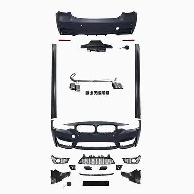 Big Surrounded modified M3 body kit, 3 Series - bmw-3-series-m3-front-bumper-rear-bumper-side-skirts-scorpion-exhaust-tip-comes-with-grille-freight-collect