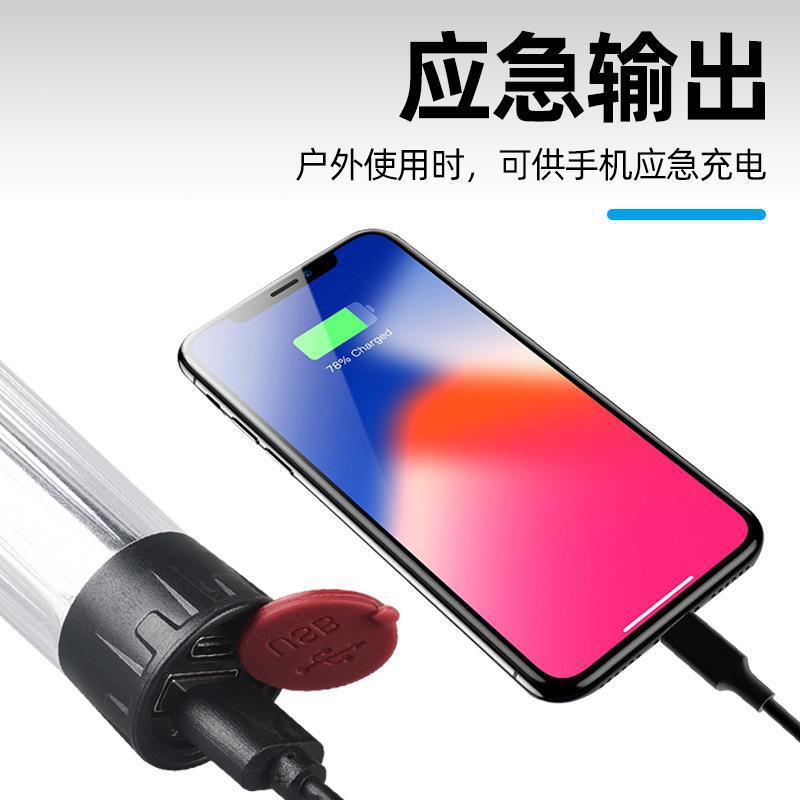 Nuevo al aire libre faro camping Luz Led iluminación camping luz mini portátil USB recargable linterna camping Luz