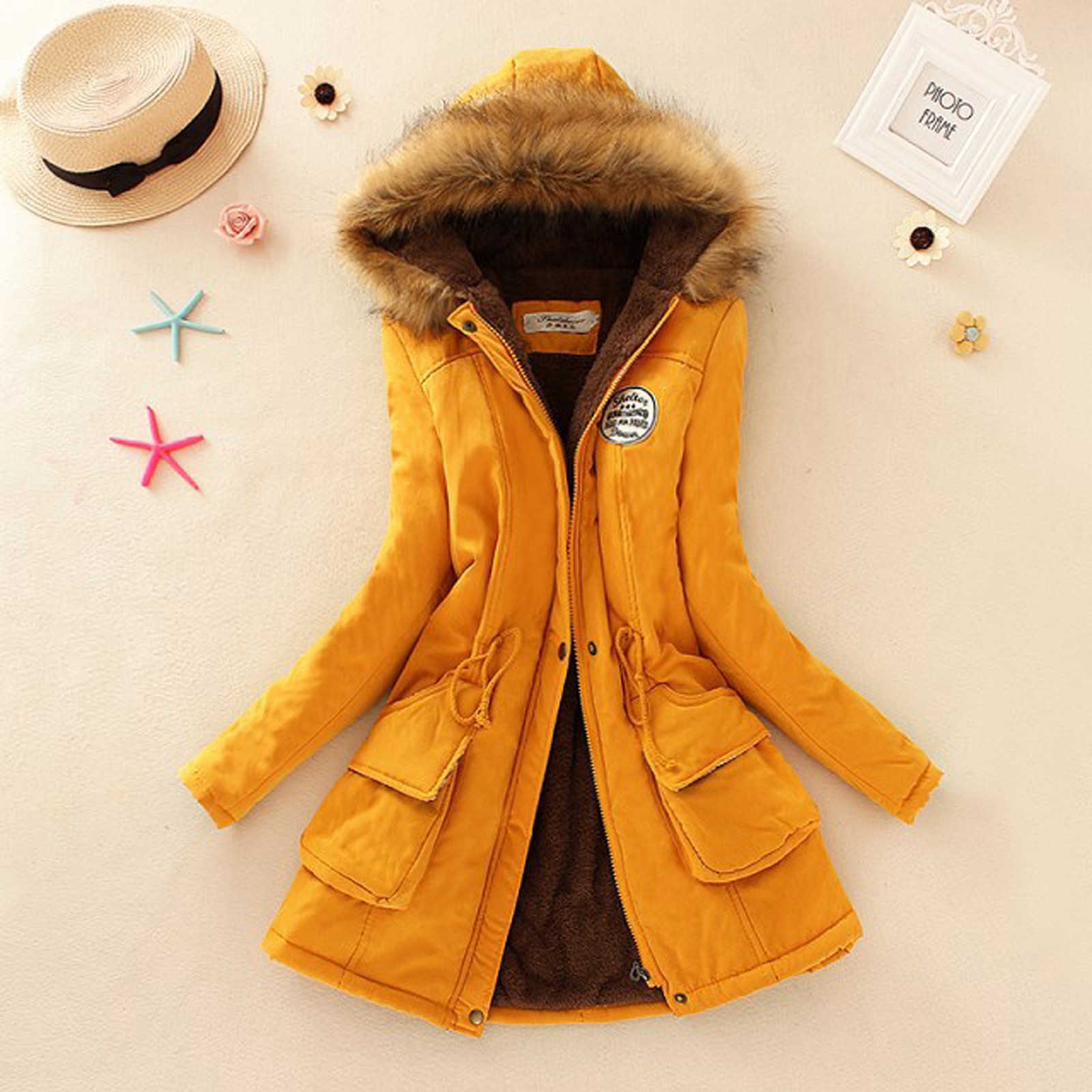 Chaqueta de invierno de gran tamaño para mujer – abrigo cálido y elegante de temporada