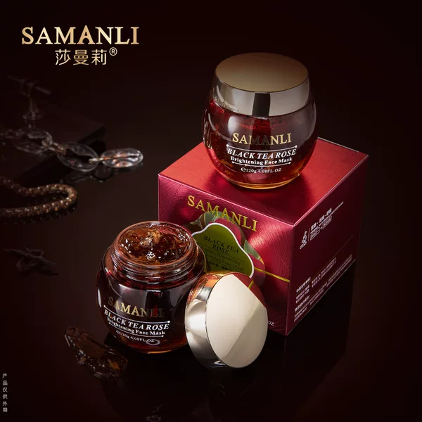 Samantha Black Tea Rose Luxury Nourishing Face Mask 120g Anti-Wrinkle Tight Moisturizing Soothing Face Mask