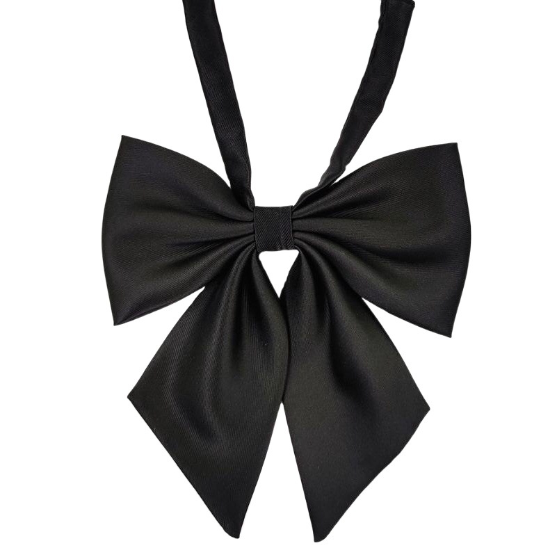 4-Color japonés pajarita collar flor bowknot traje de marinero color sólido gran tamaño gigante pluma raíz uniforme accesorios Decoración