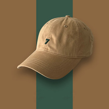 潮牌数字7刺绣棒球帽子女夏季韩版新款棉质百搭街头显脸小鸭舌帽