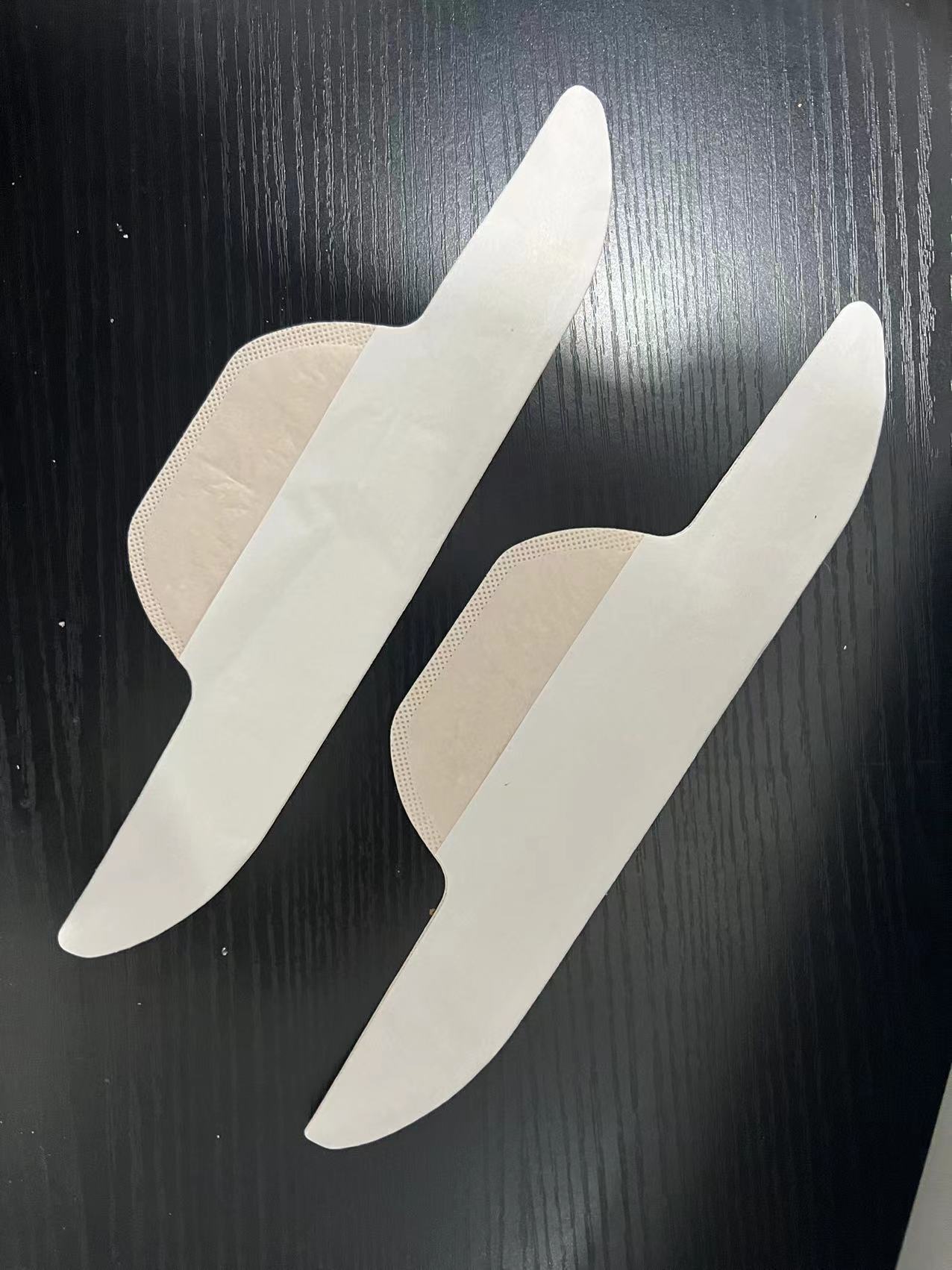 Calcomanías absorbentes del sudor de las axilas de los hombres y las mujeres invisible ultrafina ropa absorbente del sudor pegatinas collar a prueba de sudor pegatinas verano transpirable almohadilla absorbente del sudor toalla