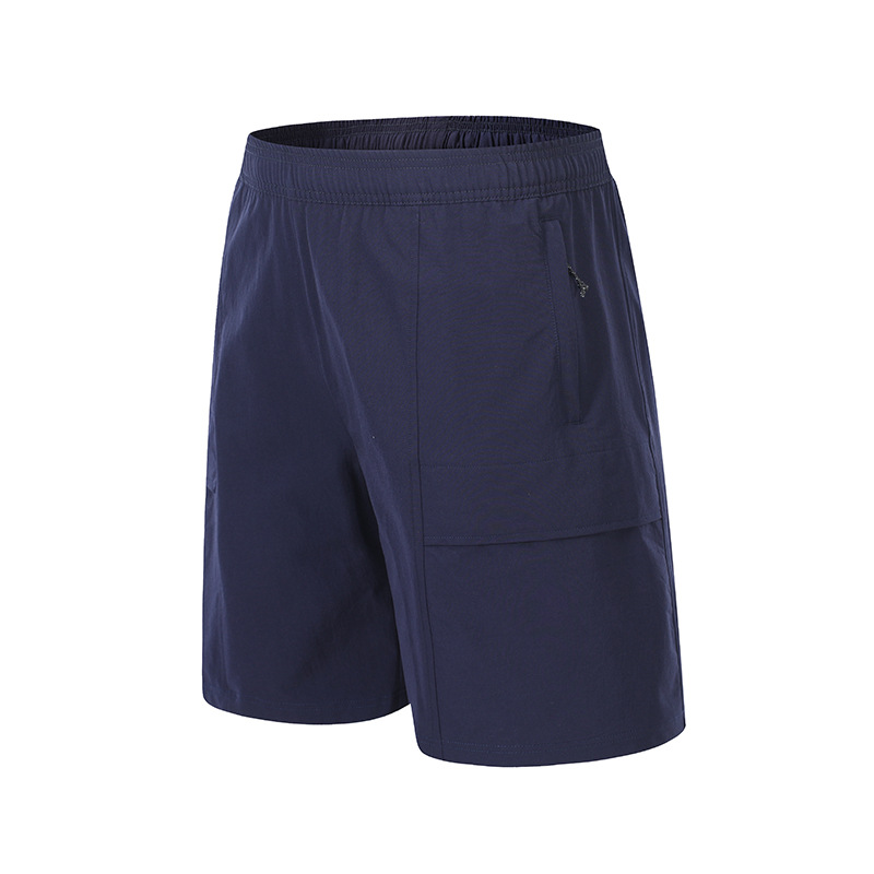 Pantalones cortos de cinco puntos para deportes al aire libre a prueba de agua tejidos, pantalones cortos de herramientas casuales de varios bolsillos para hombres, personalización de verano