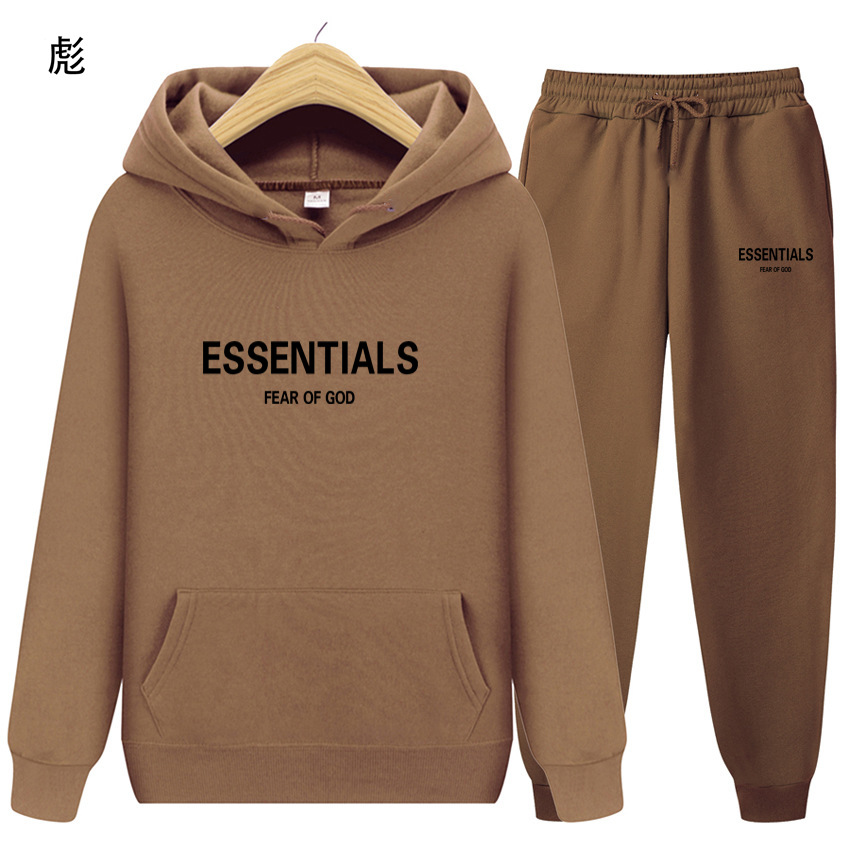 Fear of God Essentials Set 2-Piece Brown