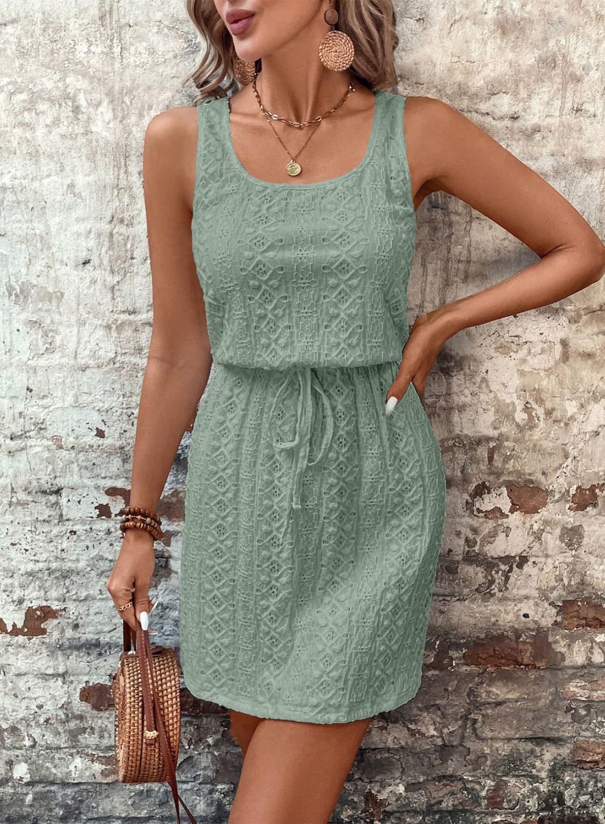 252g Weight Midi Dress Dress Length Type Sleeveless Sleeve Length Sheath Dress Dresses Type Sleeveless Sleeve Type Cotton, Polyester Fabric Type Mid Waist Waist Line Holiday, Daily Occasion Square Neck Neckline Regular Fit Fit Type Solid Color Pattern Summer Season Women's Gender Casual, Elegant, Streetwear Style Wholesale Women's Casual Elegant Streetwear Solid Color Holiday Daily Square Neck Sleeveless Sheath Dress 9