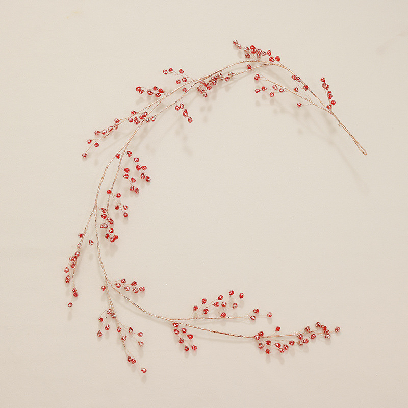 Buscando árboles de Navidad transfronterizos nuevos árboles de Navidad acrílicos rojos accesorios transparentes decoración festiva accesorios DIY