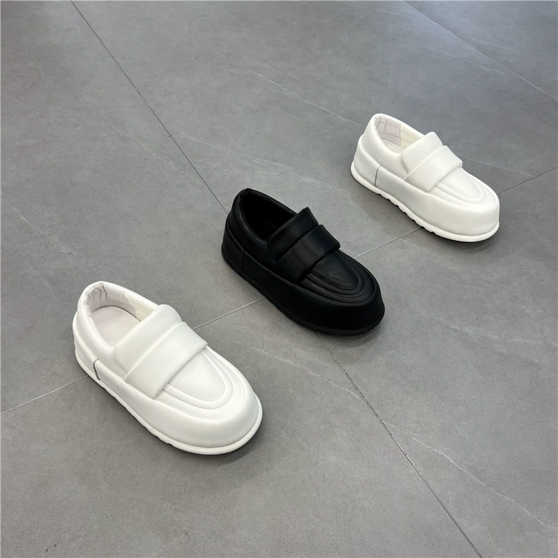 Модные спортивные повседневные маленькие белые туфли мужские туфли на толстой подошве туфли