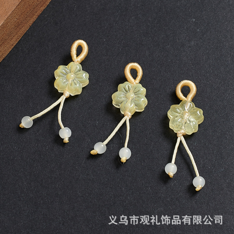 琉璃葫芦莲蓬樱花手串吊坠提溜串珠手链手工diy手绳编织饰品配件|undefined