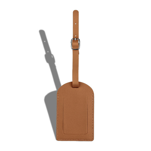 Cardboard luggage tag with rope strap, blank wholesale PU leather boarding pass card holder, printable