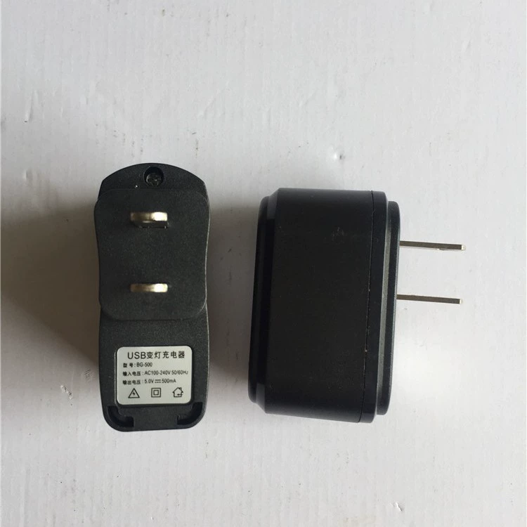 US-regulated легкий светодиод USB адаптер питания 5V 500mA