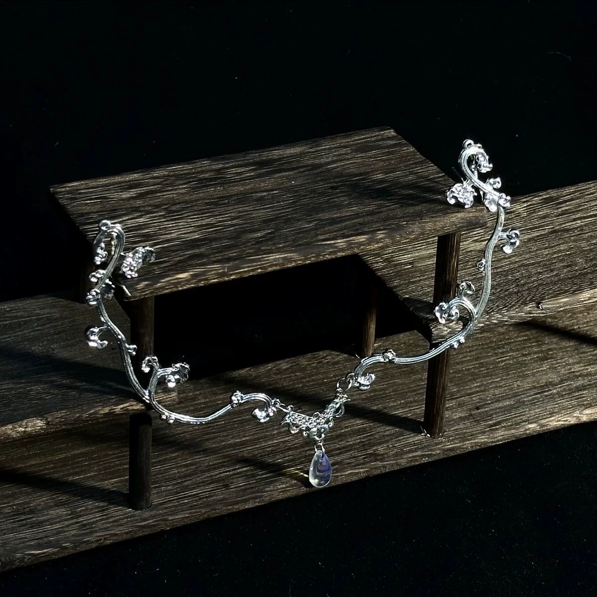 Древний стиль брови падают в сердце Hanfu, лоб, лоб, подвесная цепь, виноградные лозы, брови, головные уборы, экзотический стиль, супер сказочные и простые аксессуары