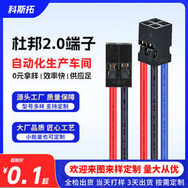 杜邦2.0端子线2P3P4P橱柜灯LED灯电器线路板延长线线束连接器电线
