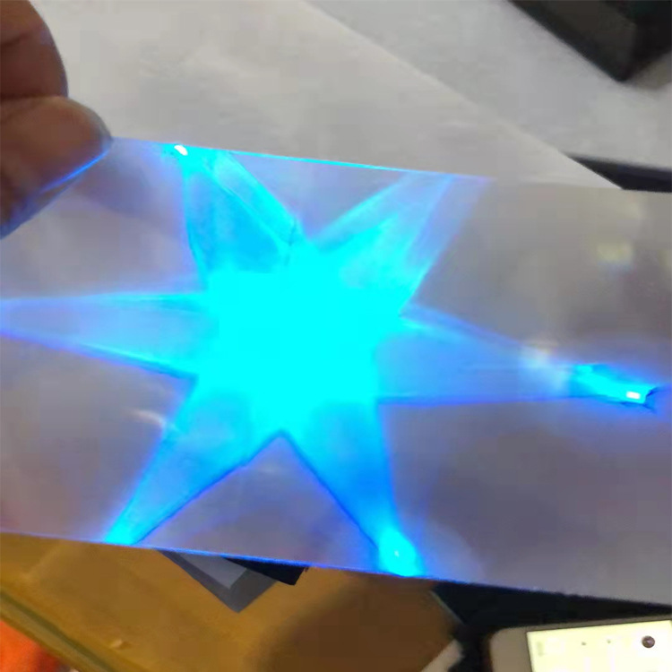 现货直供灯光折射pvc板 塑料片LED灯饰圣诞闪光pvc塑料板 反光板