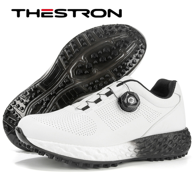 Lechuang Thestron Men's Golf Shoes, Professional Non-Slip Lightweight Golf Training Shoes, Large Sizes 39-48 Lechuang Thestron Men's Golf Shoes, Professional Non-Slip Lightweight Golf Training Shoes, Large Sizes 39-48