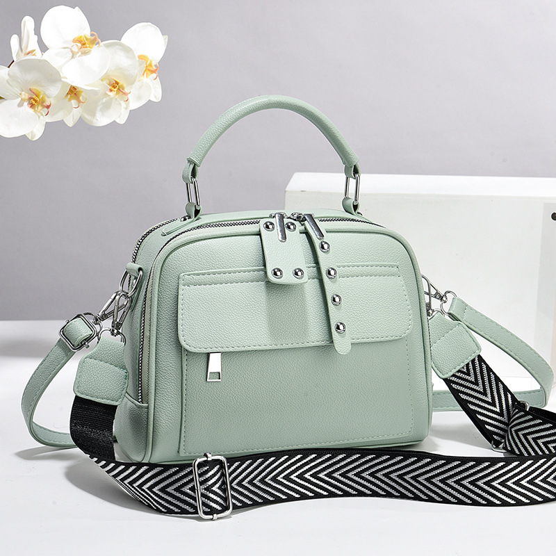 Textura atmósfera bolsa de mano Casual multi-commuting mochila simple versátil multicapa bolso de hombro Handbag