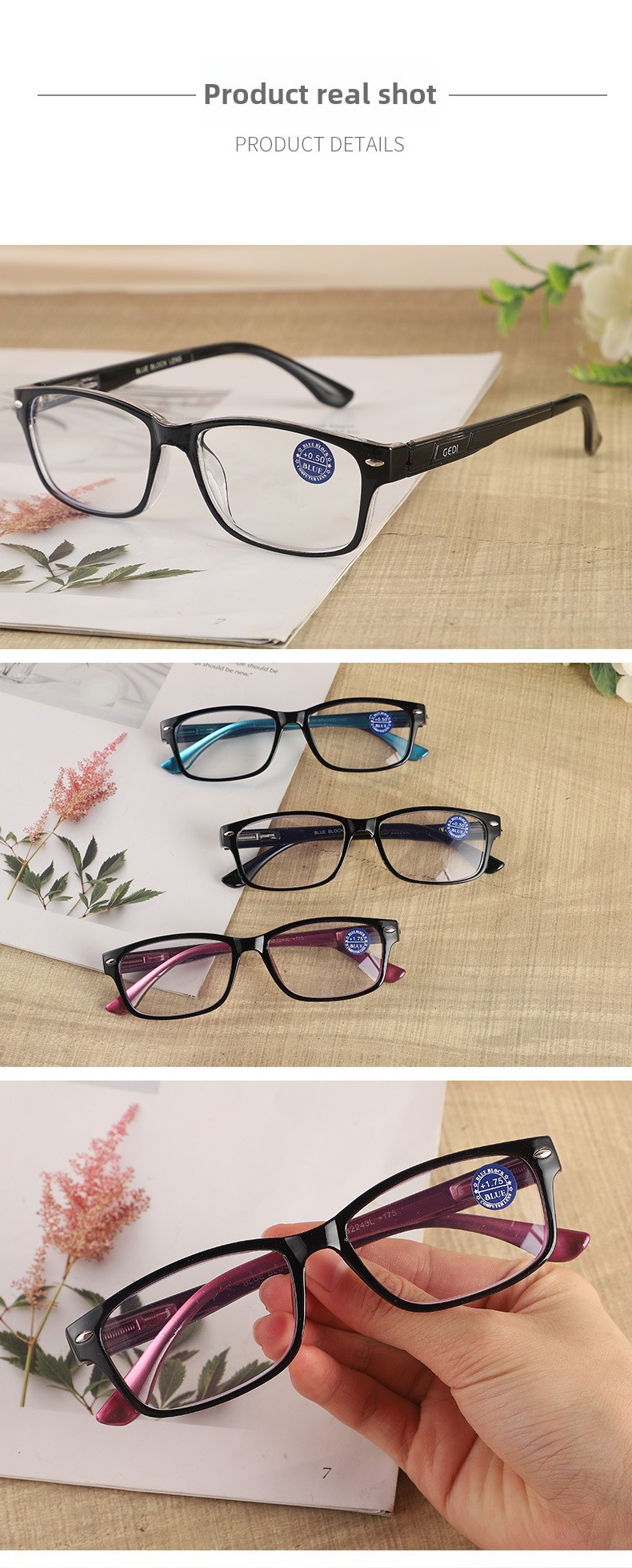 New reading reading glasses fashion unisex PC spring leg full frame stall wholesale middle-aged and elderly glasses_voghion.com