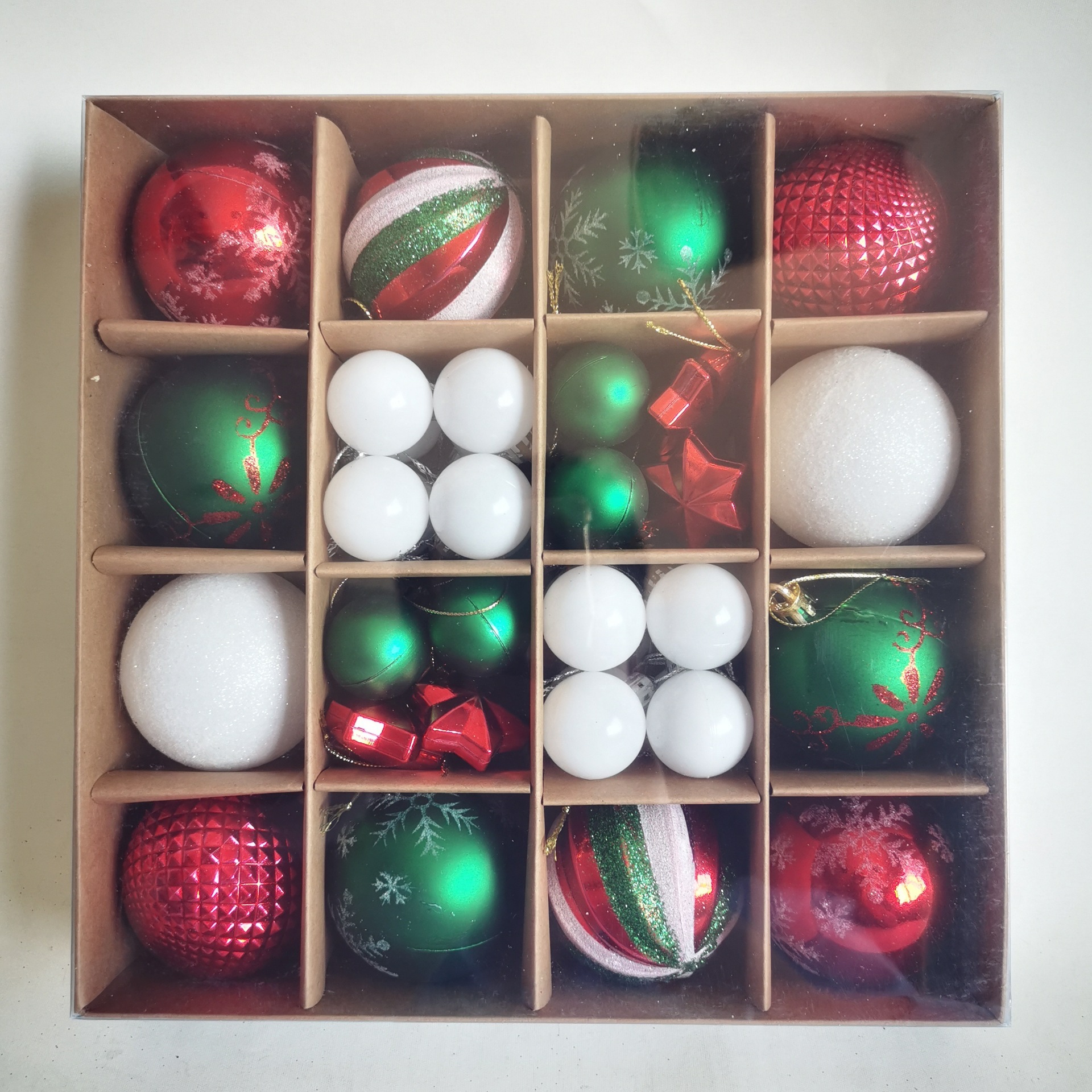 Rojo, verde y blanco