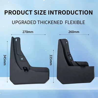 Mudguards, and Mud Tiles, One-Piece – Mudguard