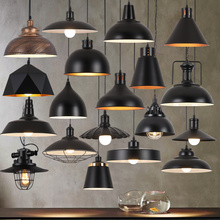 ∴简约loft复古个性创意美式工业风怀旧黑灯罩吧台餐厅饭店装饰吊