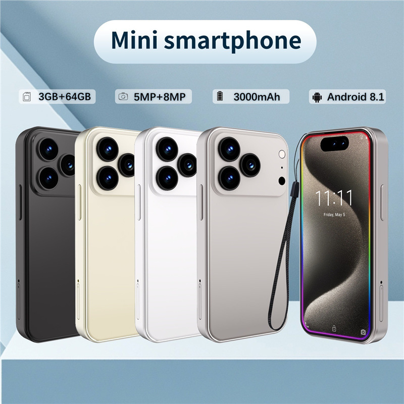 I17Mini Cross-Border New Product Creative 4.0inch Android Smartphone Student Mini Foreign Trade Mobile Phone in Stock