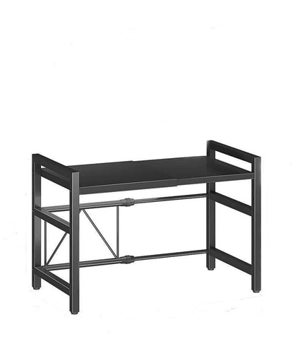 Rice cooker storage rack household double-layer countertop oven rack storage rack retractable kitchen microwave storage rack