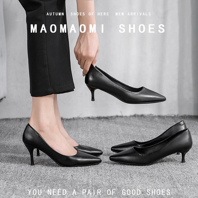 Genuine Leather Nude High Heels Women's Stiletto Heel Spring and Summer 2025 New Pointed Elegant Bridesmaid French Professional Work Shoes