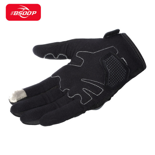 Wholesale off-road motorcycle gloves men's anti-fall full finger protection summer breathable riding half finger gloves touch screen cross-border