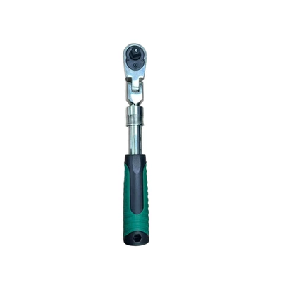 Mühərrik tənzimləmə alətləri Swivel Ratchet Wrenches - 38-black-and-green-retractable-rocker-wrench