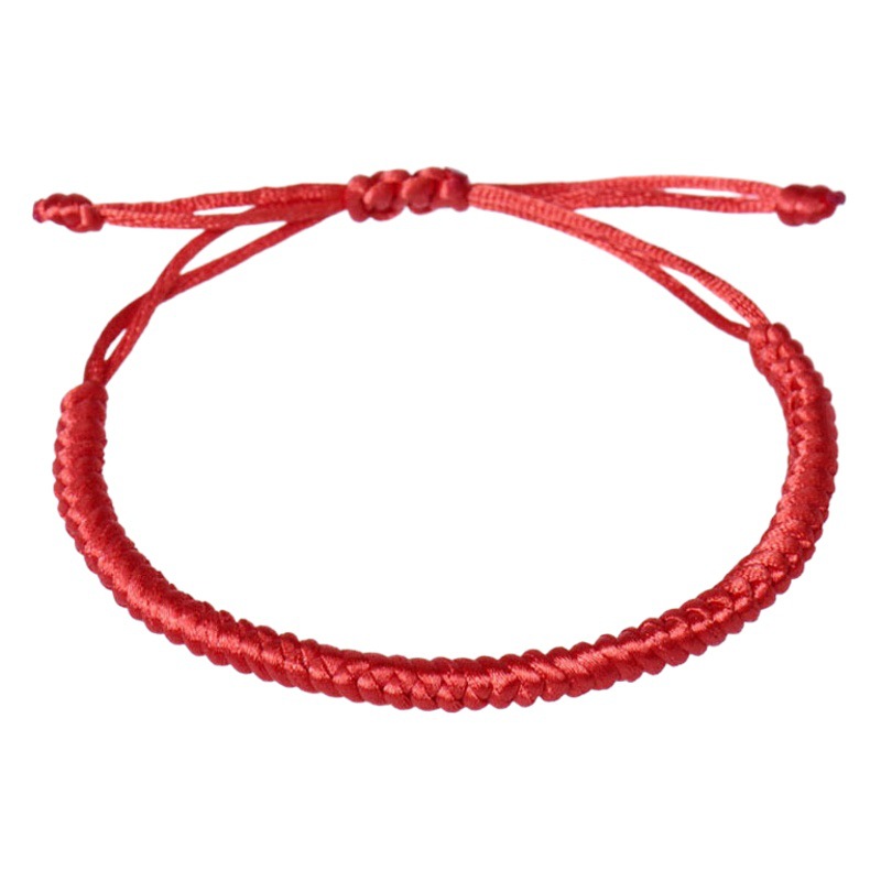 Diamond Knot Hand-Woven Bracelets for Besties, Couples, Birth Year, Male and Female Xiao Zhan's Same Style Red Rope
