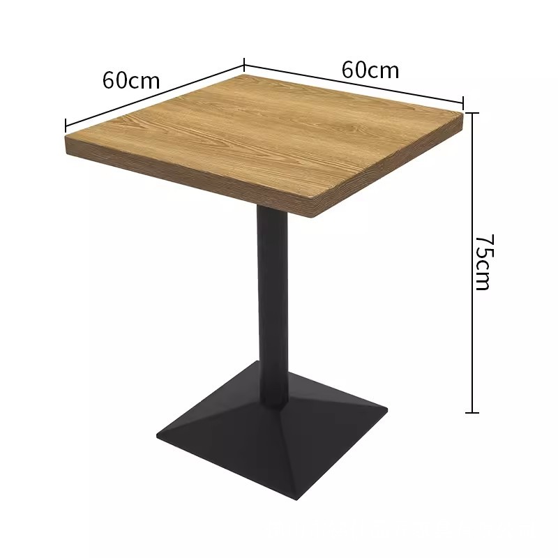 Silla de comedor de madera maciza para restaurante