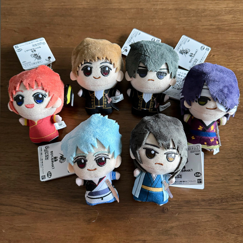 漫画アニメ銀魂ヌヌ銀時ペンダント小太郎ぬいぐるみキーホルダーかわいいペンダントバッグペンダント|undefined