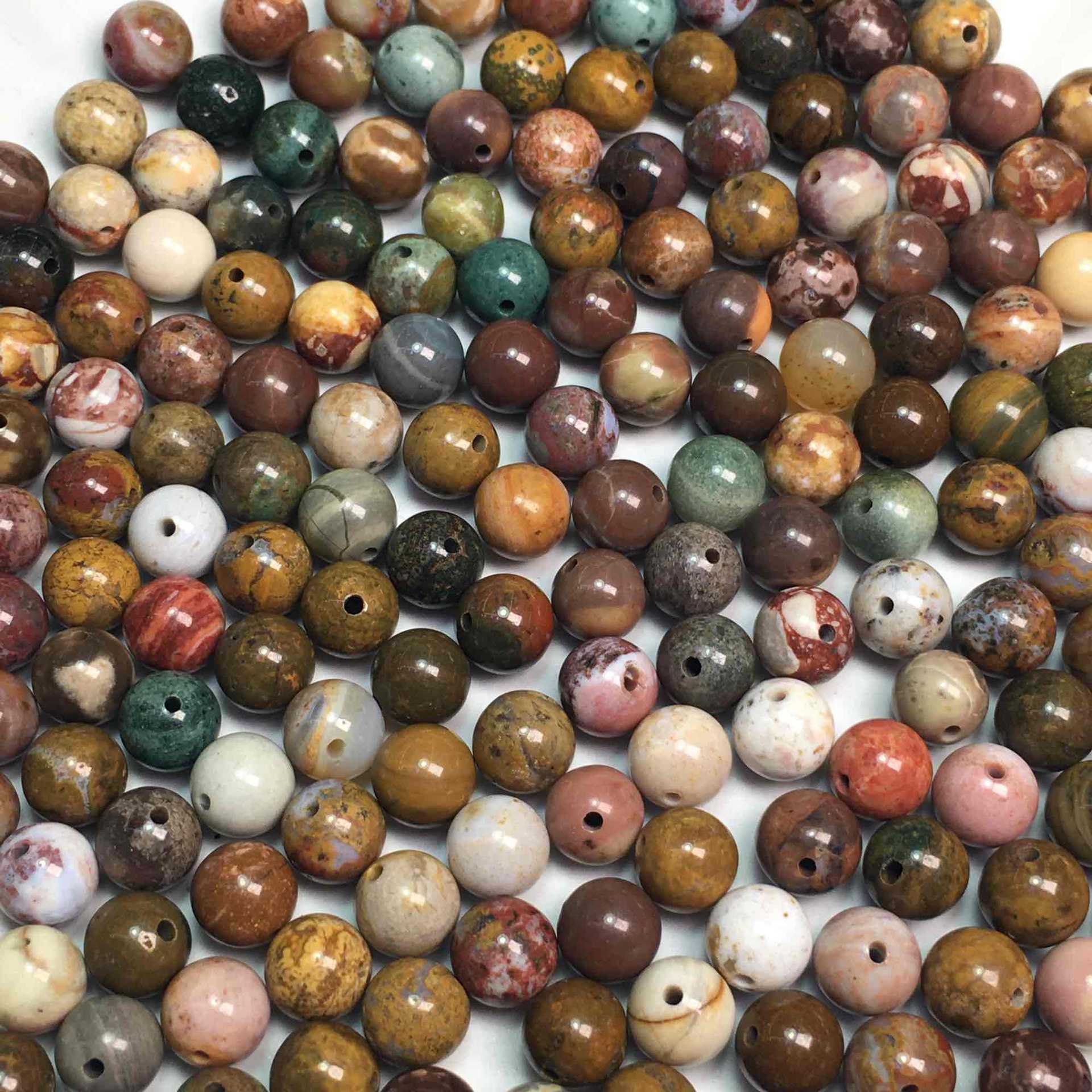 海洋碧玉手链 厂家直销海洋石手链 碧玉手串|ms