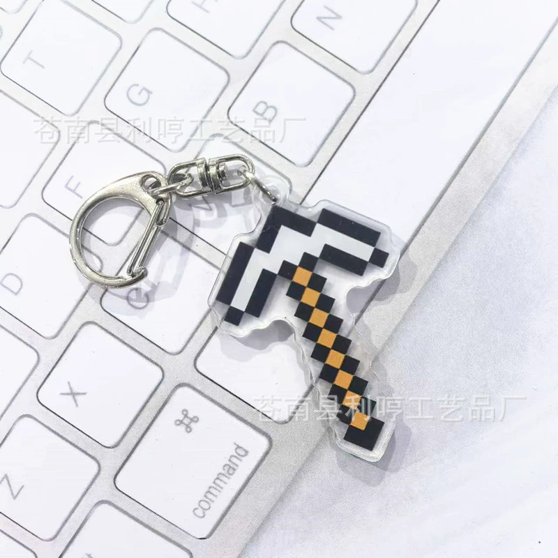 Cartoon acrylic keychain, backpack accessory