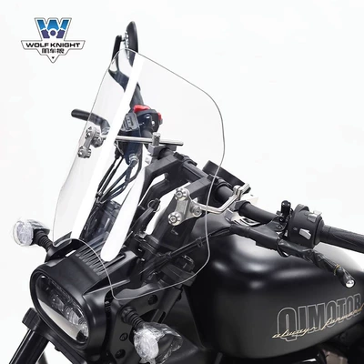 Motorcycle front windshield — for Qianjiang flash 350 front