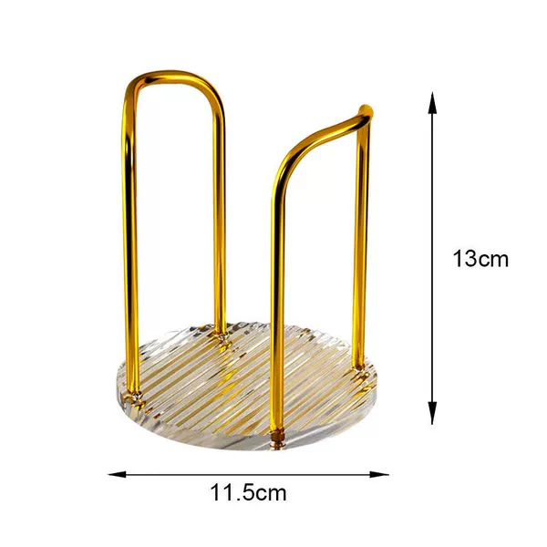 Cross-Border Light Luxury Paper Cup Holder, Disposable Cup Holder, Household Acrylic Desktop Cup Holder, Storage Rack for Desktop