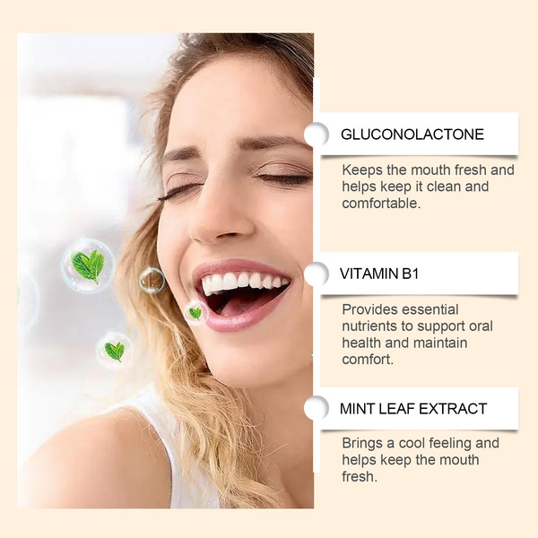 ORALHOE Herbal gum care solution gently cleans tartar and stains