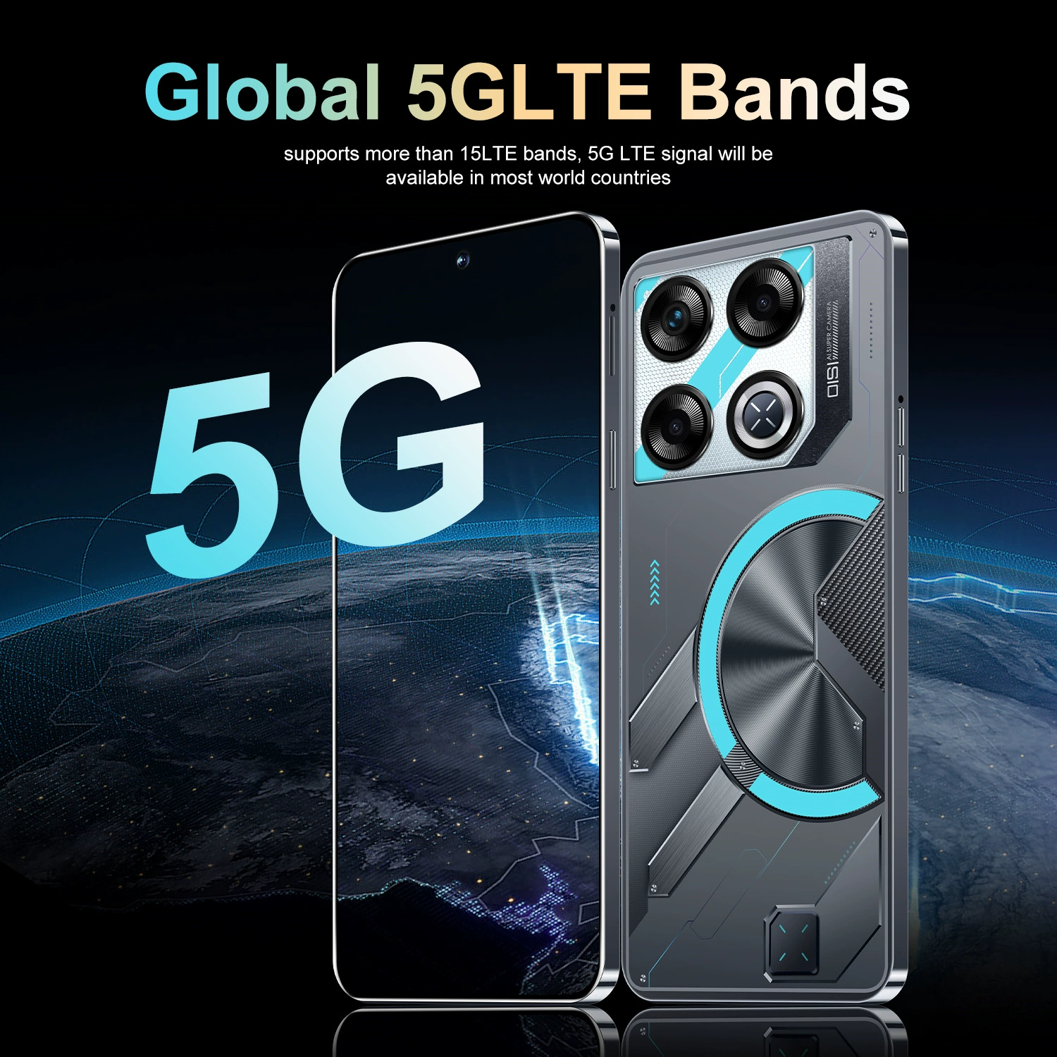 (跨境贸易), большой умный мобильный телефон, широкий экран, Android, 5G, оптом