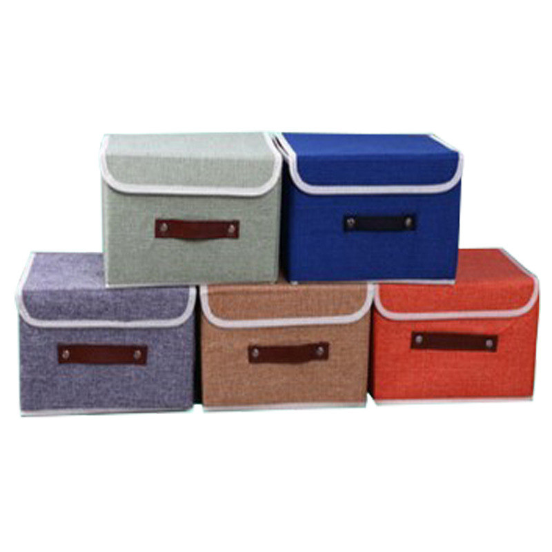 Boîte de rangement en tissu pour organisation et placard_voghion.com