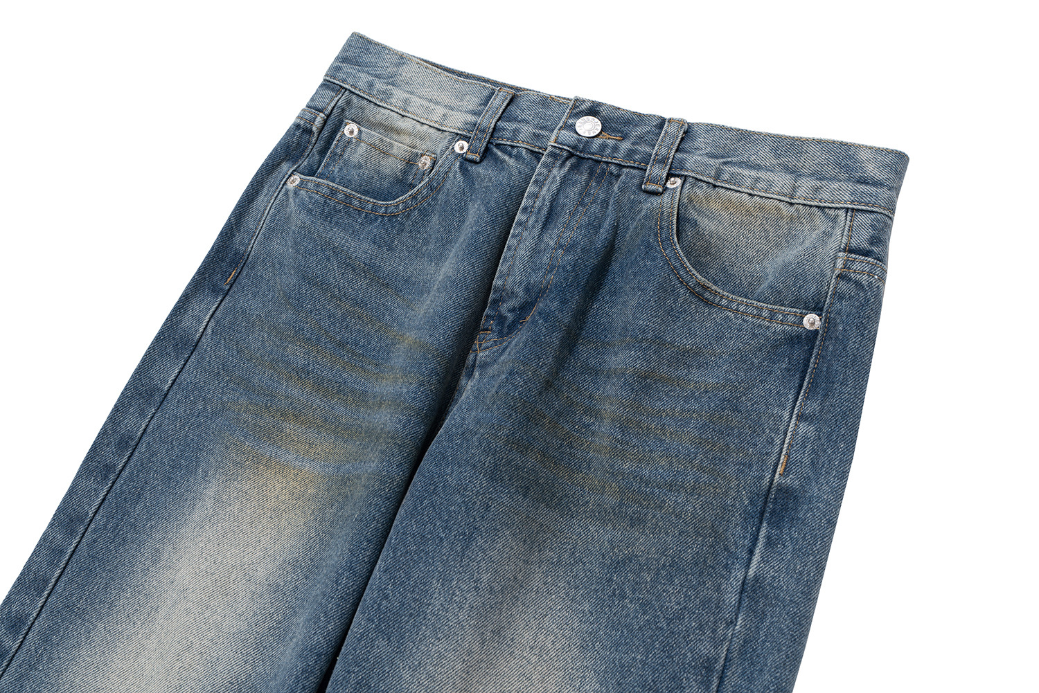 Men's Jeans Parisian Style Loose Fit Overalls For Men_voghion.com