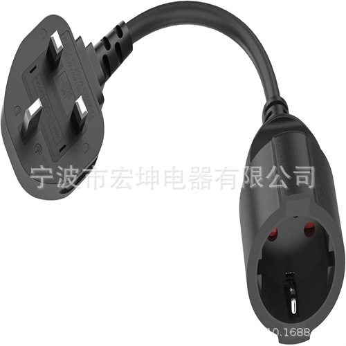 13A Uk 3-Pin Fuse Plug Male to Female Travel Extension Cord Power Cable