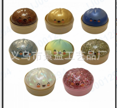 Transfronterizos raros bolos de brillo rosa, juguetes suaves y lindos, artículos de colección de compresión reducida brillante, bolos de compresión de compresión