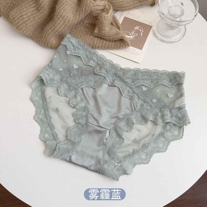 法式缎面蕾丝内裤女中腰桑蚕丝抗菌纯欲风大码款 | 淘集运代购批发 大陆直采  - 淘集运代购|台湾集运|阿里巴巴(1688)商品代购|中国商品代购